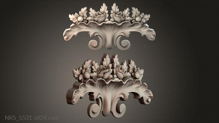 Symmetrycal onlays (NKS_5531) 3D models for cnc