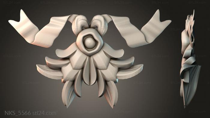 Symmetrycal onlays (NKS_5566) 3D models for cnc