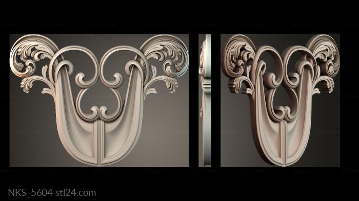 Symmetrycal onlays (NKS_5604) 3D models for cnc