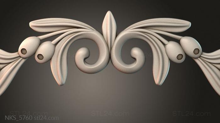 Symmetrycal onlays (NKS_5760) 3D models for cnc