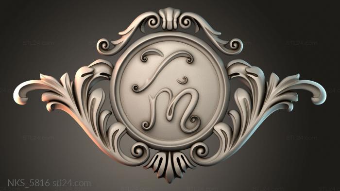 Symmetrycal onlays (NKS_5816) 3D models for cnc