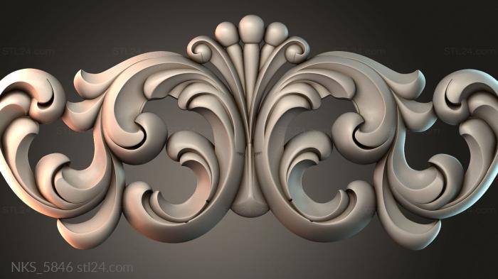 Symmetrycal onlays (NKS_5846) 3D models for cnc