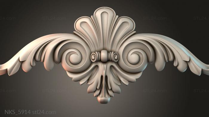 Symmetrycal onlays (NKS_5914) 3D models for cnc