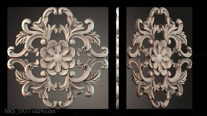 Symmetrycal onlays (NKS_5977) 3D models for cnc