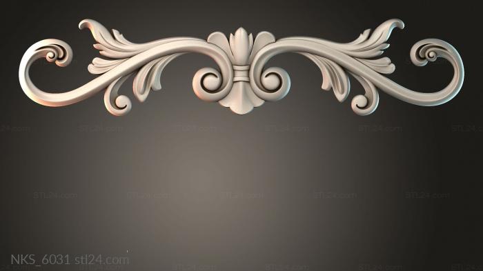 Symmetrycal onlays (NKS_6031) 3D models for cnc