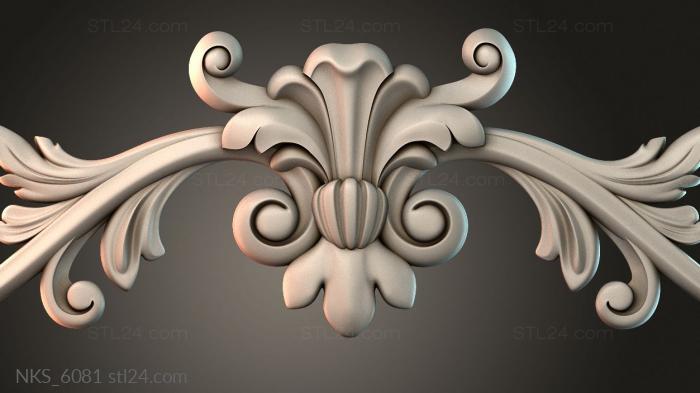 Symmetrycal onlays (NKS_6081) 3D models for cnc