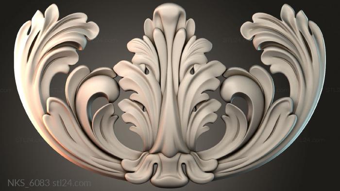 Symmetrycal onlays (NKS_6083) 3D models for cnc