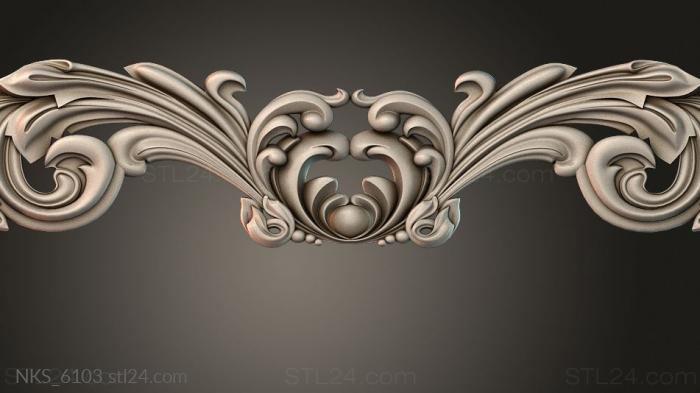 Symmetrycal onlays (NKS_6103) 3D models for cnc