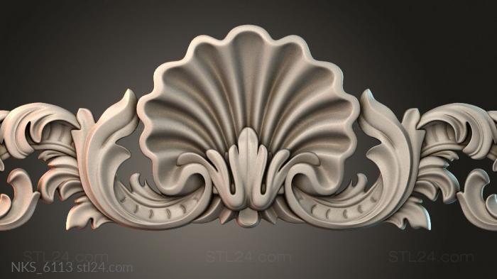 Symmetrycal onlays (NKS_6113) 3D models for cnc