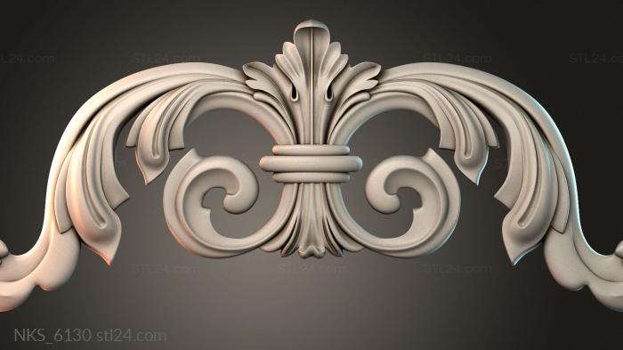 Symmetrycal onlays (NKS_6130) 3D models for cnc