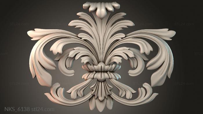 Symmetrycal onlays (NKS_6138) 3D models for cnc