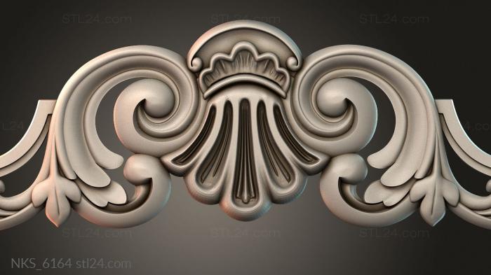 Symmetrycal onlays (NKS_6164) 3D models for cnc