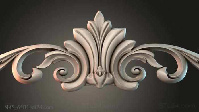 Symmetrycal onlays (NKS_6181) 3D models for cnc