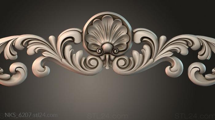 Symmetrycal onlays (NKS_6207) 3D models for cnc