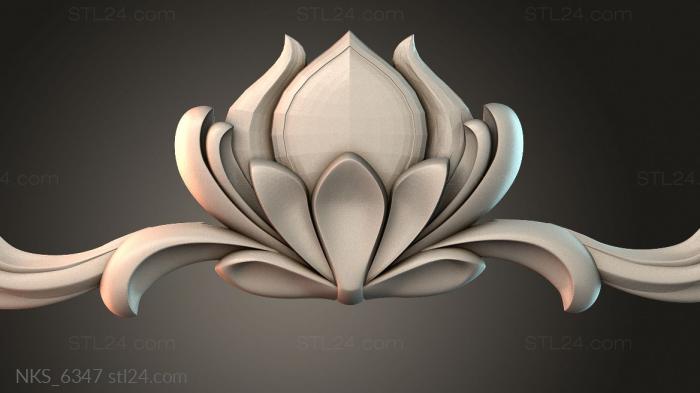 Symmetrycal onlays (NKS_6347) 3D models for cnc