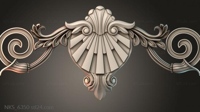 Symmetrycal onlays (NKS_6350) 3D models for cnc