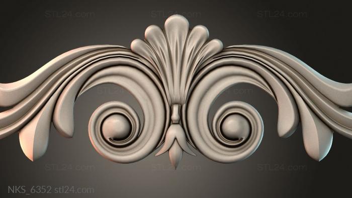 Symmetrycal onlays (NKS_6352) 3D models for cnc