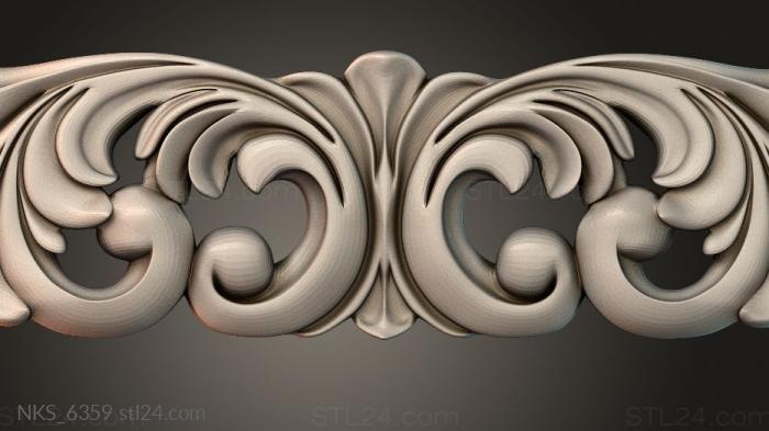 Symmetrycal onlays (NKS_6359) 3D models for cnc