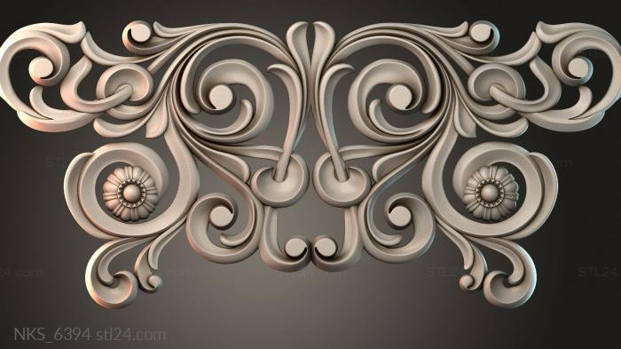 Symmetrycal onlays (NKS_6394) 3D models for cnc