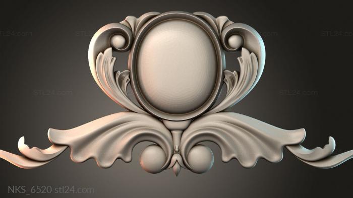 Symmetrycal onlays (NKS_6520) 3D models for cnc