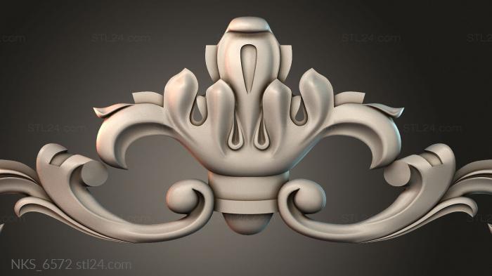 Symmetrycal onlays (NKS_6572) 3D models for cnc