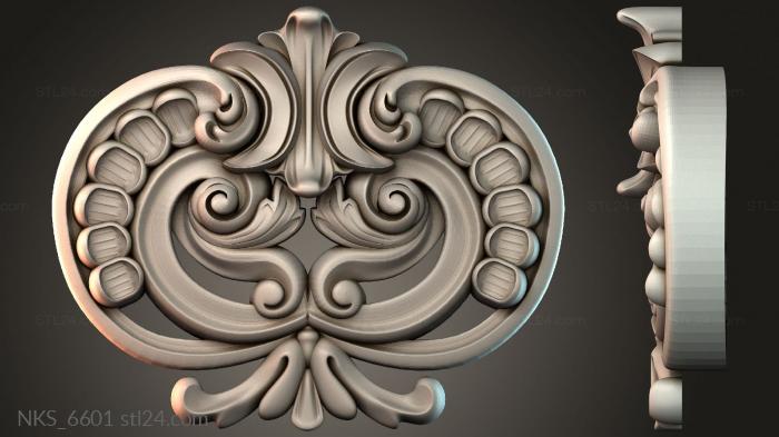 Symmetrycal onlays (NKS_6601) 3D models for cnc