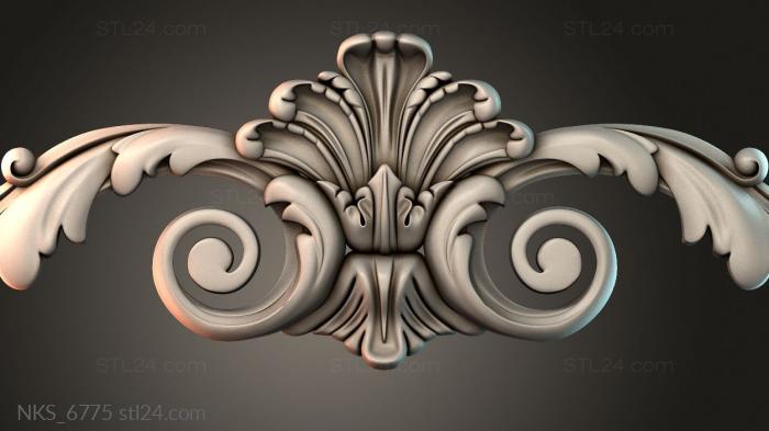 Symmetrycal onlays (NKS_6775) 3D models for cnc