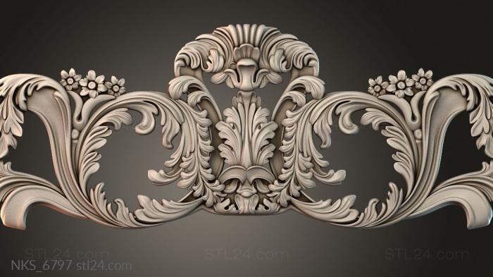 Symmetrycal onlays (NKS_6797) 3D models for cnc