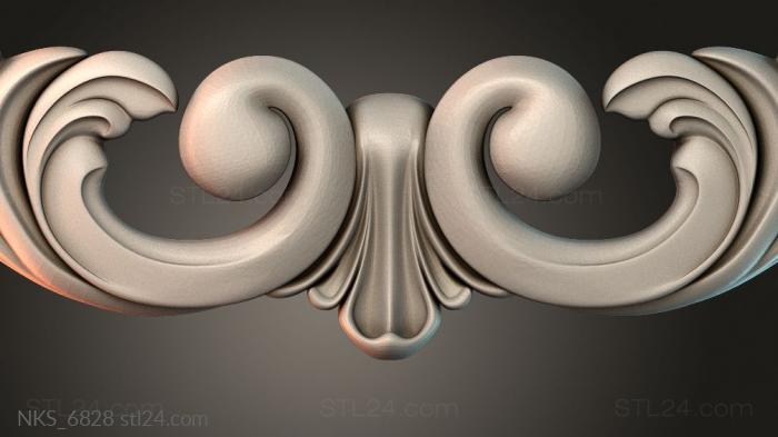 Symmetrycal onlays (NKS_6828) 3D models for cnc
