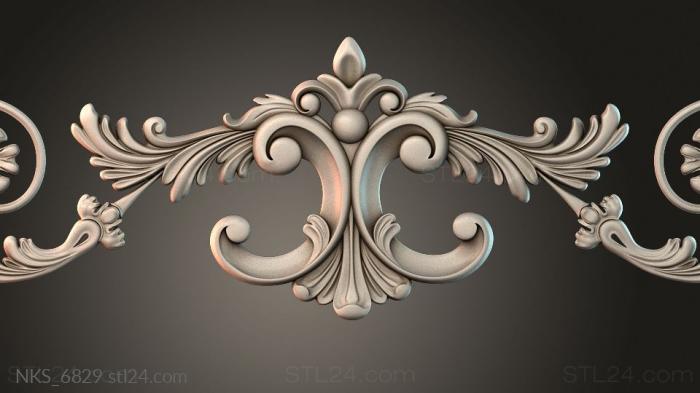 Symmetrycal onlays (NKS_6829) 3D models for cnc