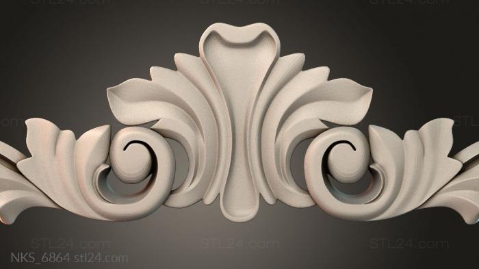 Symmetrycal onlays (NKS_6864) 3D models for cnc