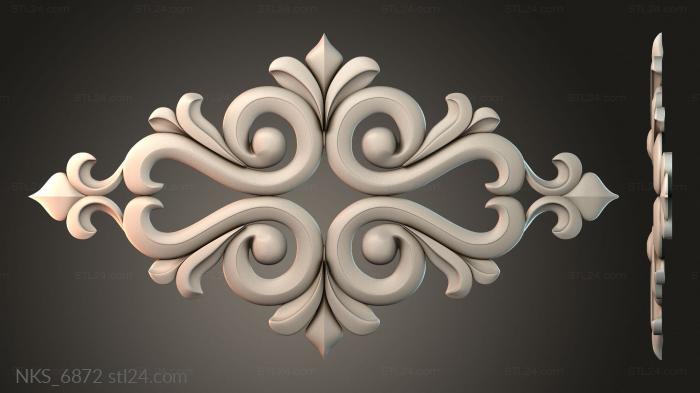 Symmetrycal onlays (NKS_6872) 3D models for cnc
