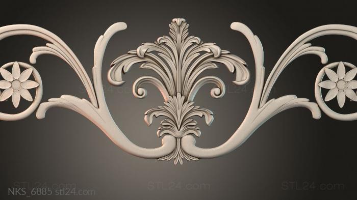 Symmetrycal onlays (NKS_6885) 3D models for cnc