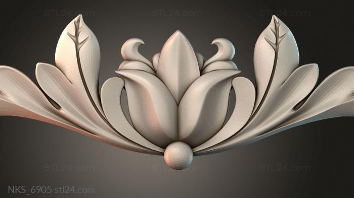 Symmetrycal onlays (NKS_6905) 3D models for cnc