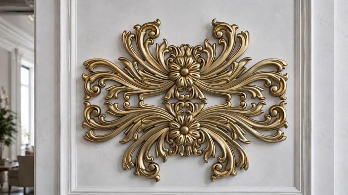 Onlays (Symmetrical floral-leaf insert with dynamic swirls, NK_0558) 3D models for cnc