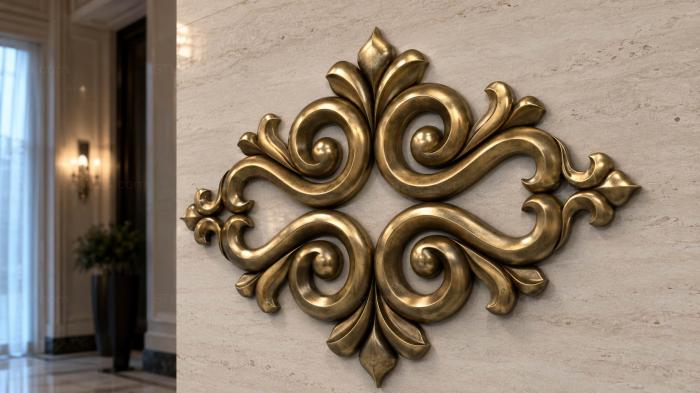 Onlays (Compact ornament with volutes and acanthus leaves, NK_0593) 3D models for cnc
