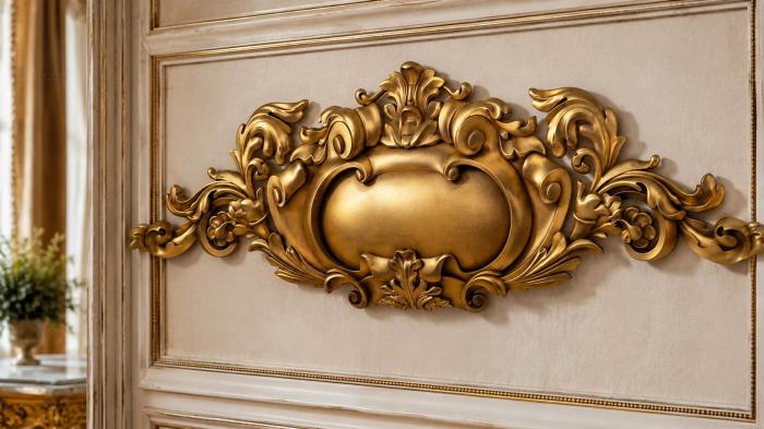 Onlays (Central medallion in a frame of scrolls, NK_0709) 3D models for cnc