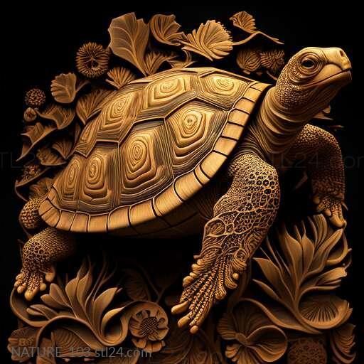 Черепаха святого Адвайты знаменитое животное 3
