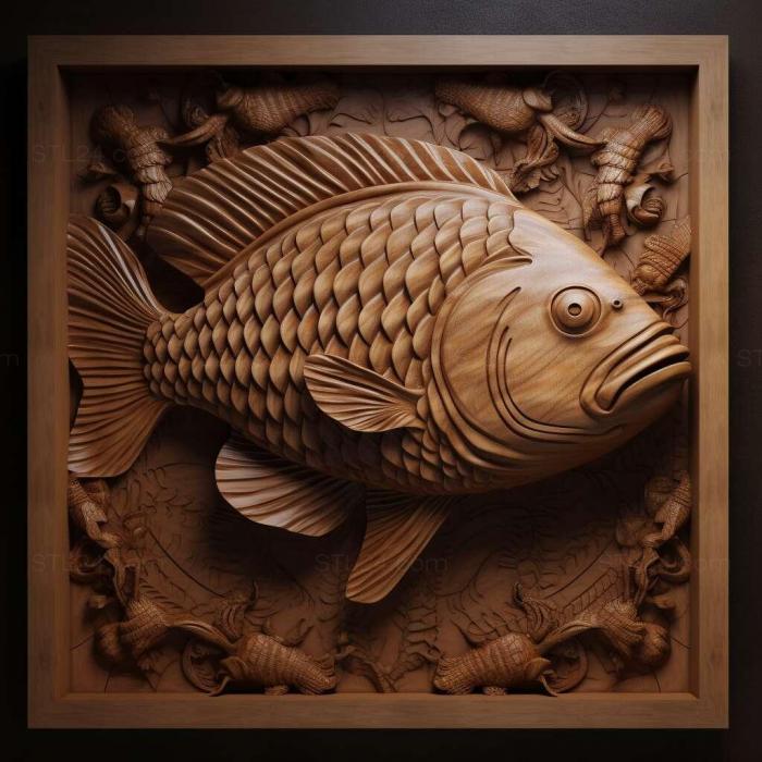 Nature and animals (Shterby s shell fish 4, NATURE_1088) 3D models for cnc