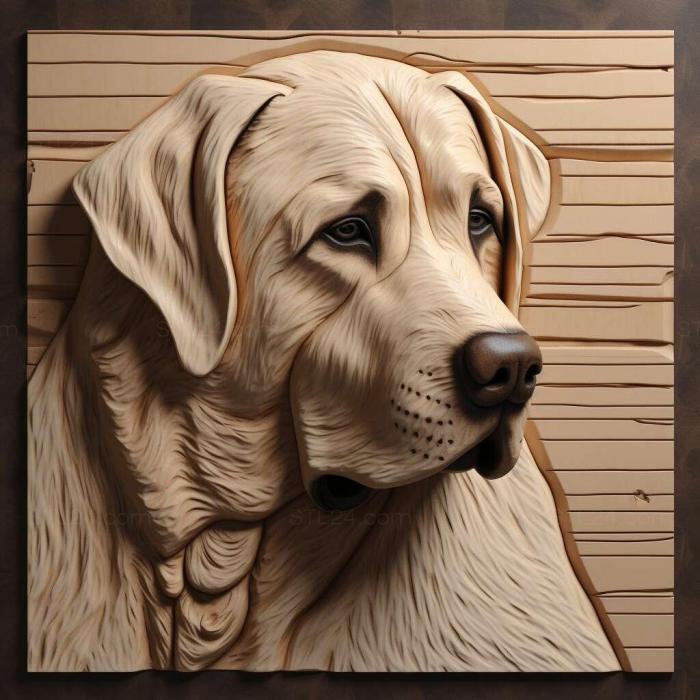 Nature and animals (st Anatolian Shepherd dog 2, NATURE_1214) 3D models for cnc