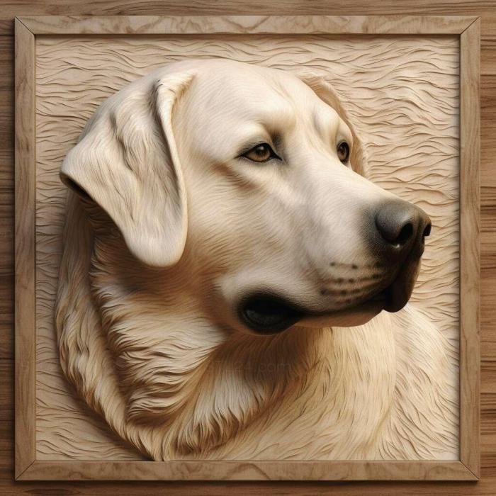 Nature and animals (st Anatolian Shepherd dog 4, NATURE_1216) 3D models for cnc