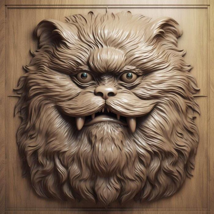 Nature and animals (Colonel Meow famous animal 1, NATURE_145) 3D models for cnc