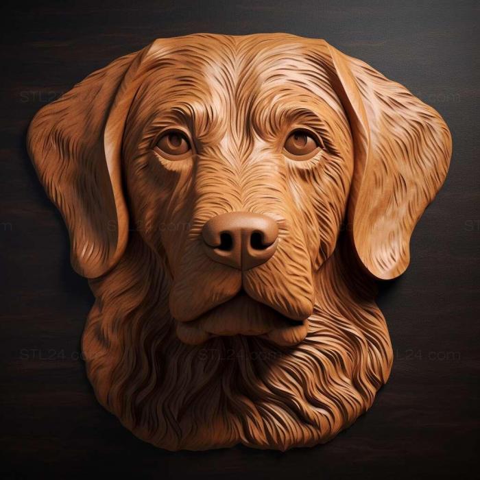 Nature and animals (st Pel dog famous animal 2, NATURE_1458) 3D models for cnc