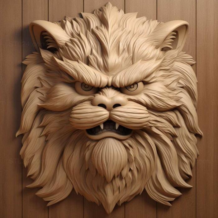 Nature and animals (Colonel Meow famous animal 2, NATURE_146) 3D models for cnc