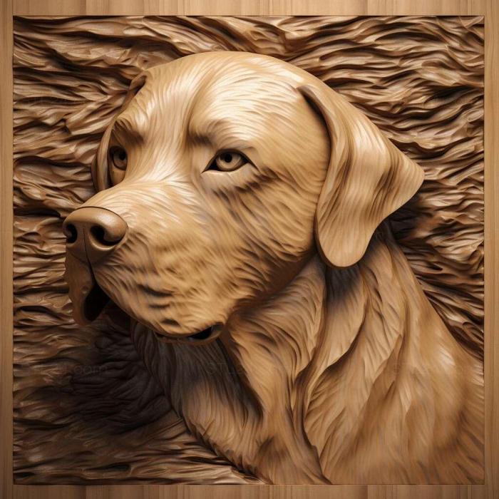 Nature and animals (st Pel dog famous animal 4, NATURE_1460) 3D models for cnc