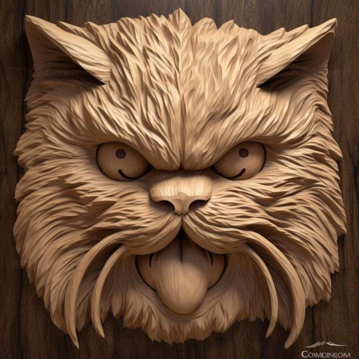Nature and animals (Colonel Meow famous animal 4, NATURE_148) 3D models for cnc