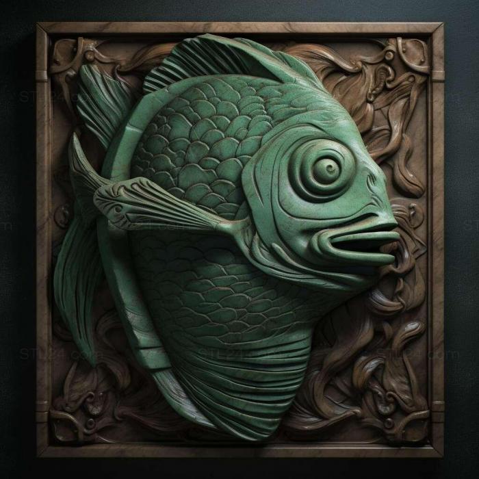 Св. Зеленая рыба-мечник 3