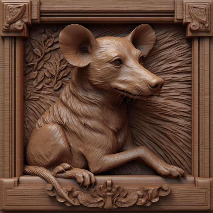 Nature and animals (st The Prague Rat dog 2, NATURE_1642) 3D models for cnc