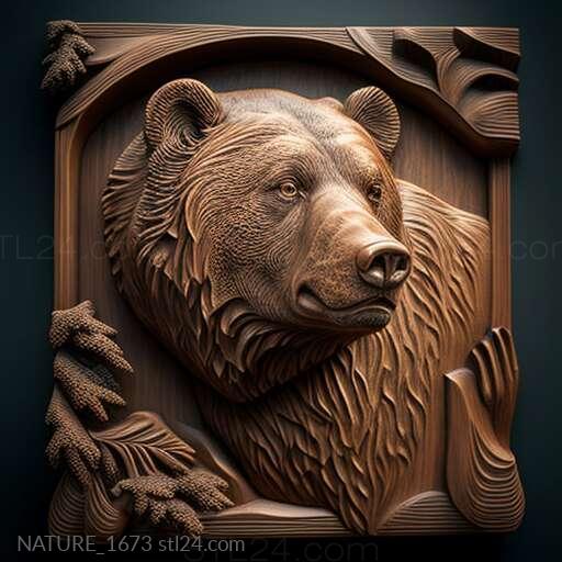 Nature and animals (st Thrown famous animal 1, NATURE_1673) 3D models for cnc