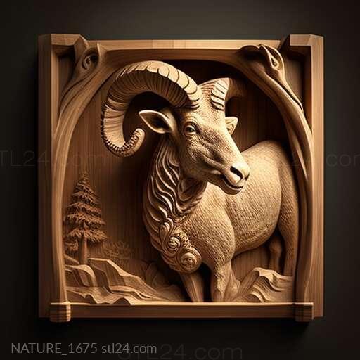 Nature and animals (st Thrown famous animal 3, NATURE_1675) 3D models for cnc